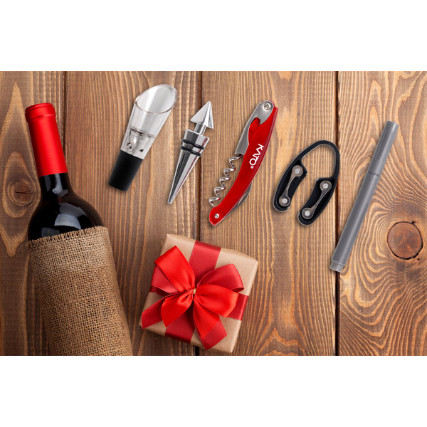 Tirrinia Wine Accessories Gift Set Wine Bottle Corkscrew Opener Kit